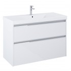Roca Gap Pro zestaw łazienkowy 100 cm umywalka z szafką biały połysk A852055806