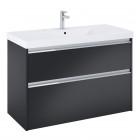 Roca Gap Pro zestaw łazienkowy 100 cm umywalka z szafką czarny mat A852055532