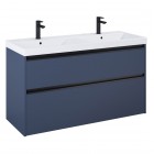 Roca Gap Pro zestaw łazienkowy 120 cm umywalka z szafką niebieski mat A852065538