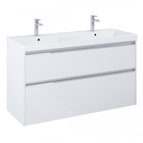 Roca Gap Pro zestaw łazienkowy 120 cm umywalka z szafką biały połysk A852065806