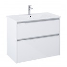 Roca Gap Pro slim zestaw łazienkowy 80 cm umywalka z szafką biały połysk A852051806