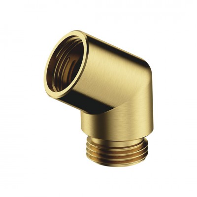 Omnires kolanko do słuchawki prysznicowej mosiądz szczotkowany T87BSB