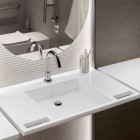 Roca Dostępna Łazienka umywalka ścienna 85x55 cm prostokątna biała A2W8004000