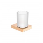 Roca Tempo kubek szkło/złoto różowe A817021RG0