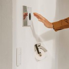 Roca Tempo uchwyt na papier z klapką chrom A817033001