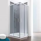 Roca Town Square kabina prysznicowa kwadratowa 80 cm AMP2608012M