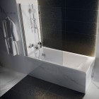 Roca Capital parawan 2-skrzydłowy 115x140 cm AM4111512M