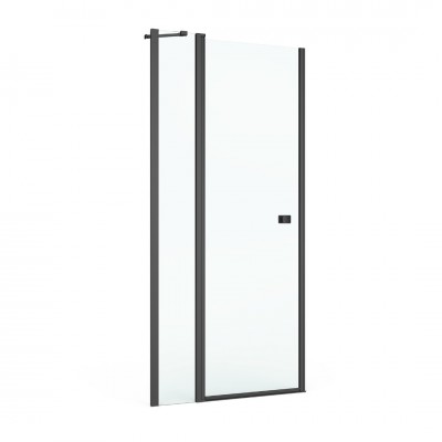 Roca Capital drzwi prysznicowe 90 cm czarny mat AM4609016M