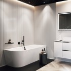 Roca Eternity Corner wanna wolnostojąca narożna 165x75 cm prawa biała A248592000