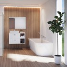 Roca Eternity Corner wanna wolnostojąca narożna 165x75 cm lewa biała A248593000