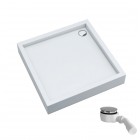 Schedpol Favory Plus brodzik kwadratowy 80x80 cm biały 3ST.F1K-8080
