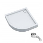 Schedpol Favory Plus brodzik półokrągły 80x80 cm biały 3ST.F1O-8080