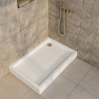 Schedpol Favory Plus brodzik prostokątny 80x100 cm biały 3ST.F1P-80100