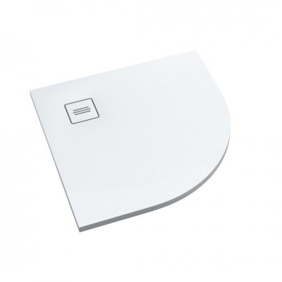 Schedpol Protos Smooth White brodzik półokrągły 90x90 cm 3SP.P1O-9090-M1