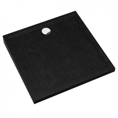 Schedpol Sharper Black Stone brodzik kwadratowy 80x80 cm 3S.S2K-8080/C/ST