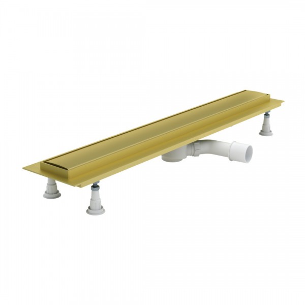 Schedpol Regular Line odpływ liniowy 60 cm z rusztem steel złoty mat SOLSTZ-60080