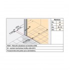 Hüppe Aura Pure drzwi prysznicowe 80 cm prawe srebrny połysk/szkło przezroczyste AP0102.069.322