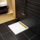 Schedpol Ajax G&W brodzik kwadratowy 90x90 cm 3.4226-M/Z/G