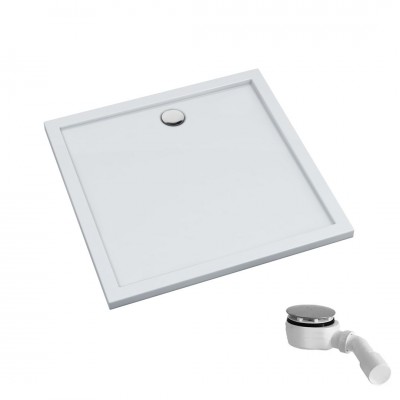 Schedpol Caspar New brodzik kwadratowy 80x80 cm biały 3.2830