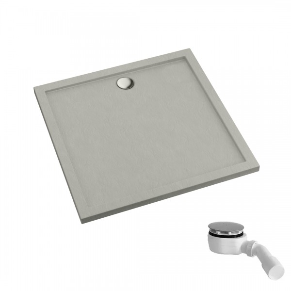 Schedpol Caspar New Cement Stone brodzik kwadratowy 80x80 cm 3.2830/CT/ST