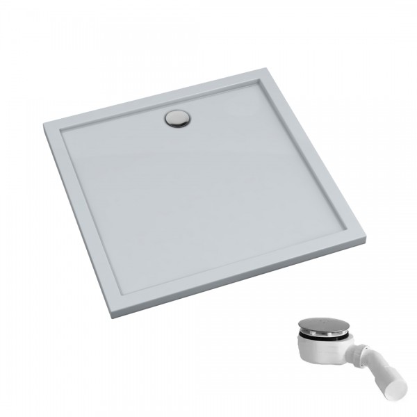 Schedpol Corrina New brodzik kwadratowy 80x80 cm biały 3.4930