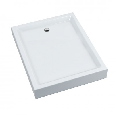 Schedpol Eko 2.0 brodzik prostokątny 80x100 cm biały 3.325