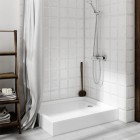 Schedpol Eko 2.0 brodzik prostokątny 80x100 cm biały 3.325