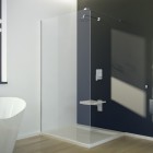 Besco Aveo ścianka wolnostojąca 140 cm Walk in AV-140-195-C