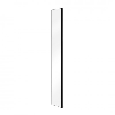 Besco Aveo Black panel do ścianki wolnostojącej 50 cm Walk in PAB-50-195-C