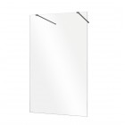 Besco Aveo Due Black ścianka wolnostojąca 130 cm Walk in ADB-130-195C