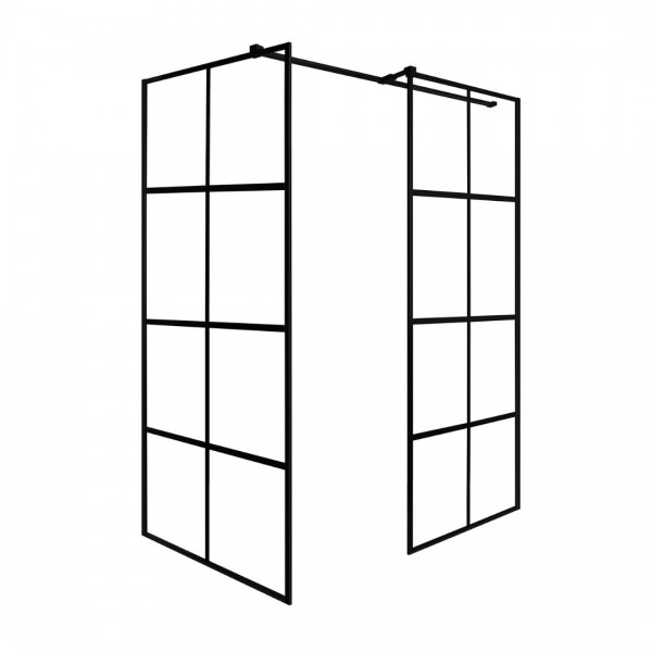 Besco Excea Walk In kabina prysznicowa 120x80 cm EXC-128-190B