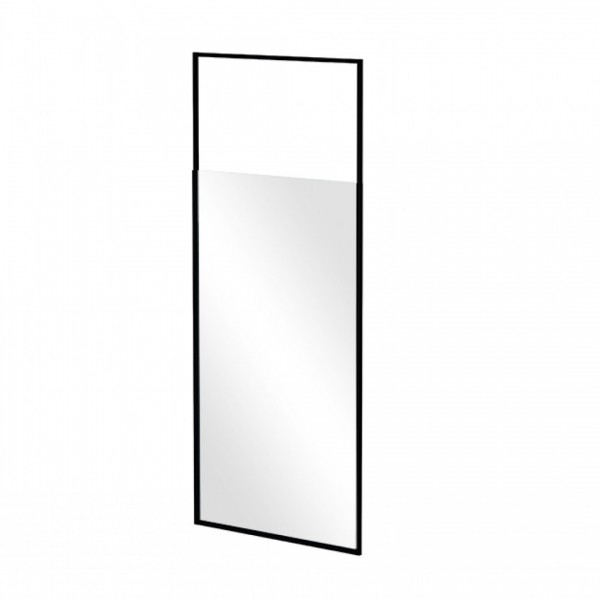 Besco Icon ścianka wolnostojąca 120 cm Walk in czarny mat IC-120-200C