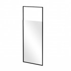 Besco Icon ścianka wolnostojąca 120 cm Walk in czarny mat IC-120-200C
