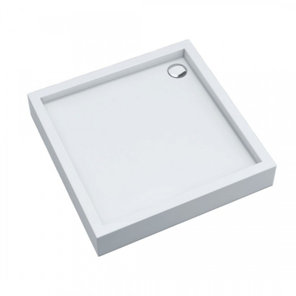 Schedpol Medium brodzik kwadratowy 80x80 cm biały 3.4730