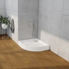 Schedpol Medium brodzik półokrągły 80x80 cm biały 3.4733