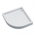 Schedpol Medium brodzik półokrągły 80x80 cm biały kamień 3.4733/B/ST