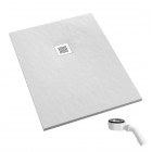 Schedpol Kalait White Stone brodzik prostokątny 80x160 cm 33112/B/ST-M2