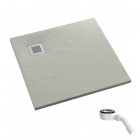 Schedpol Kalait Cement Stone brodzik kwadratowy 80x80 cm 33100/CT/ST-M2
