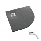 Schedpol Kalait Grey Stone brodzik półokrągły 90x90 cm 33104/S/ST-M2