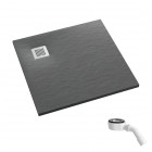 Schedpol Kalait Grey Stone brodzik kwadratowy 80x80 cm 33100/S/ST-M2