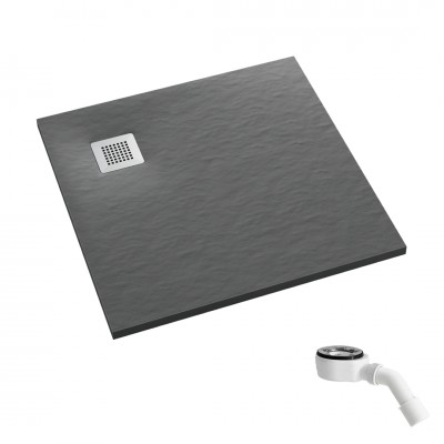 Schedpol Kalait Grey Stone brodzik kwadratowy 80x80 cm 33100/S/ST-M2