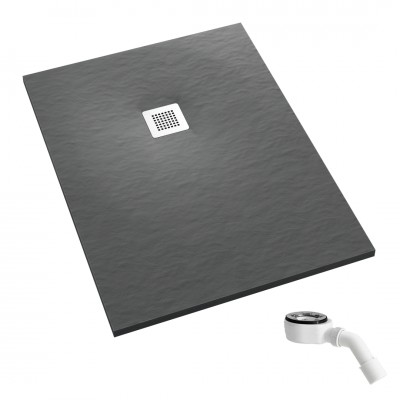 Schedpol Kalait Grey Stone brodzik prostokątny 70x90 cm 33133/S/ST-M2