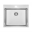 Deante Olfato zlewozmywak stalowy 55x50,5 cm satyna ZPO 010B