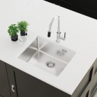 Deante Olfato zlewozmywak stalowy 55x50,5 cm satyna ZPO 010B