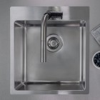 Deante Olfato zlewozmywak stalowy 45x50,5 cm satyna ZPO 010A