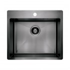 Deante Olfato zlewozmywak stalowy 55x50,5 cm titanium ZPO_D10B