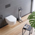 Deante przycisk spłukujący Slim do stelaży WC czarny mat CST N51P