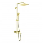 Deante Alpinia Gold zestaw wannowy ścienny złoty NAC_Z1AM