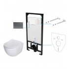 Deante Peonia zestaw 6w1 przycisk titanium CDET6ZPW