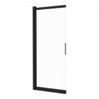 Deante Prizma parawan nawannowy 100x140 cm przesuwny czarny mat KTJ_N73R